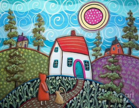 Художница Карла Жерар наивная живопись