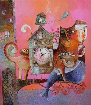Художник Анна Силивончик кот