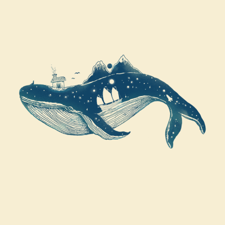Кит рисунок
