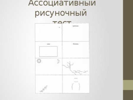 Ассоциативный рисуночный тест арт