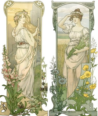 Элизабет Сонрель. Арт нуво