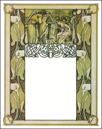 Модерн Альфонс Муха орнаменты