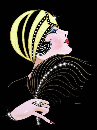 Дамы в стиле арт деко