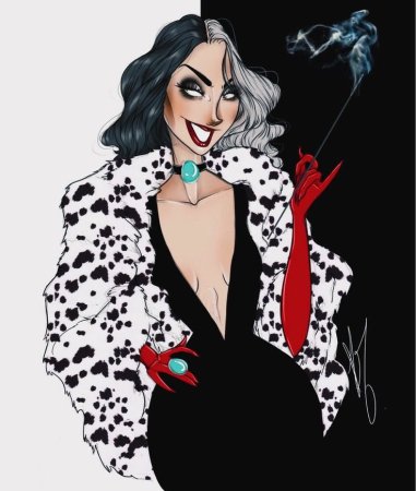 Круэлла де Виль арт