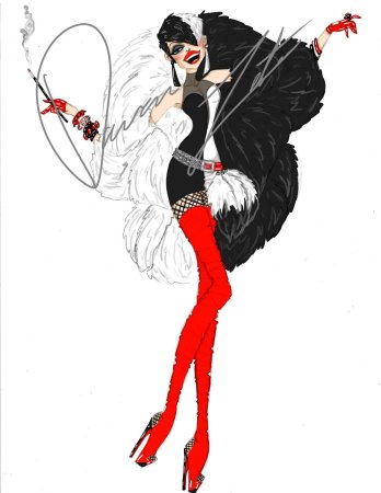 Стиль Круэлла де Виль