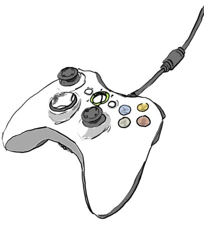 Xbox Controller раскраска