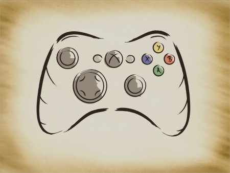Джойстик нарисованный