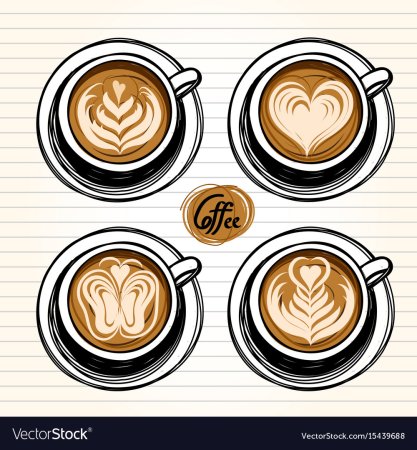 Латте арт схемы