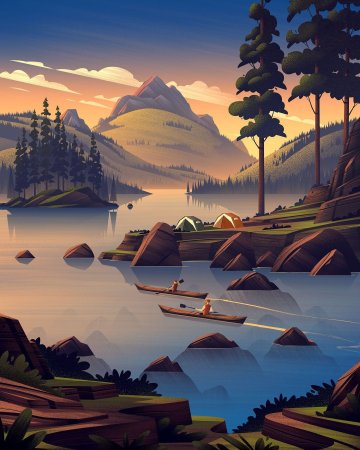 Аниме пейзаж