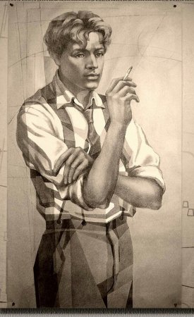 Сергей Есенин арт современные
