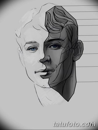 Нарисованный Сергей Есенин арт