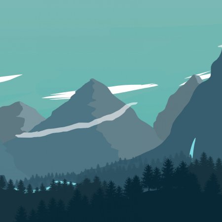 Горы Минимализм