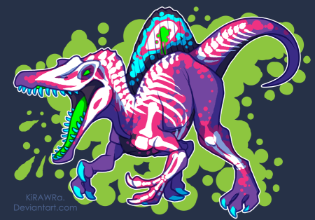 Jurassic World Dinosaurs Art Спинозавр