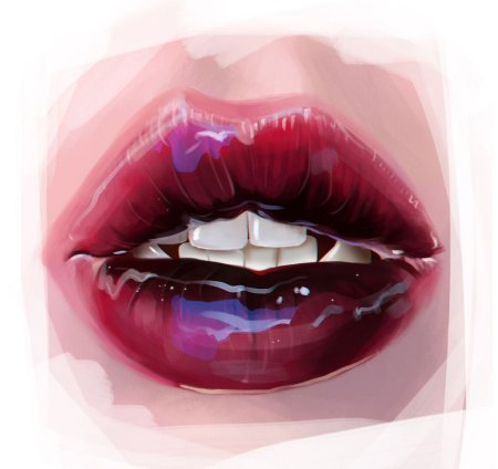 Губы красивые арты