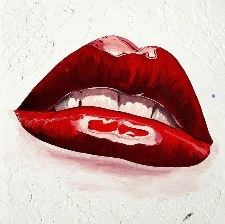 Губы рисунок