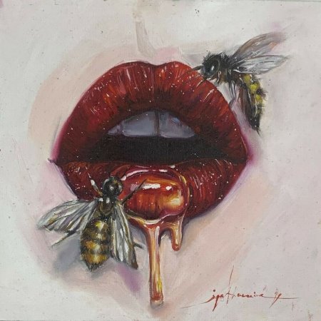 Губы рисунок
