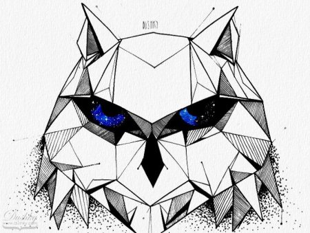 Животные в геометрическом стиле