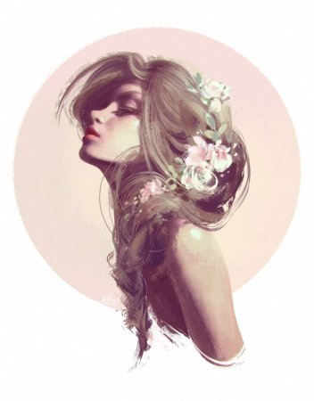 Девушка арт