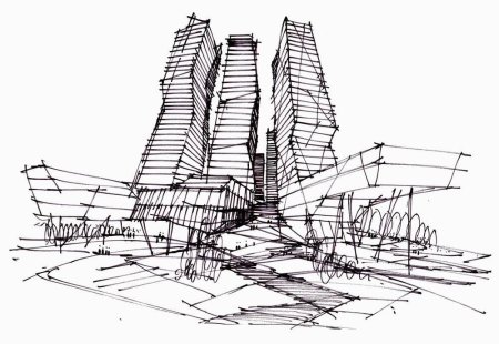 Норман Фостер скетчи