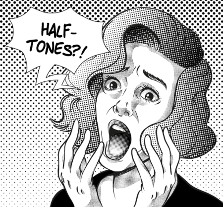 Эффект точек в иллюстраторе