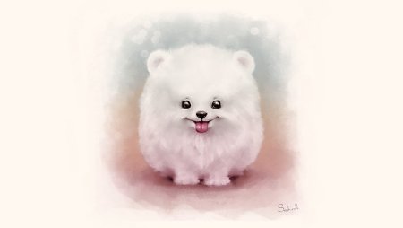 Шпиц мультяшный