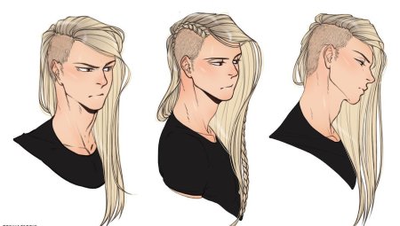 Референсы мужских причесок с длинными волосами