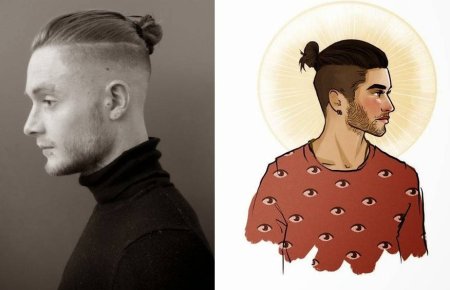 Топ кнот фараон