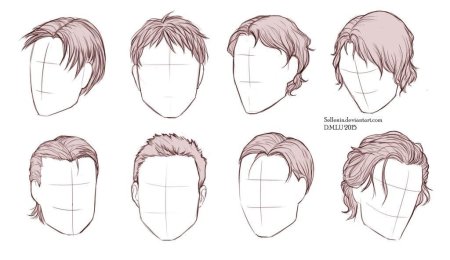 Прическа сбоку референс