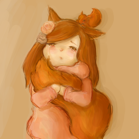 Девочка белка