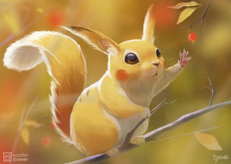 Анимешная белка