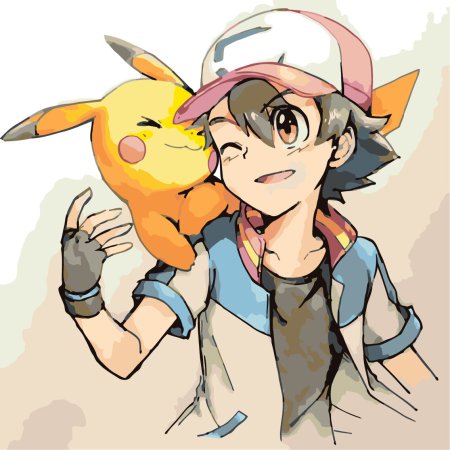 Pokemon Art Эш Кетчум арт