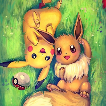 Покемон иви и Пикачу