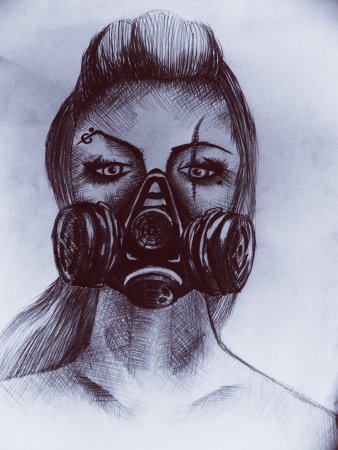 Противогаз для рисования