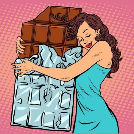 Поп арт шоколад