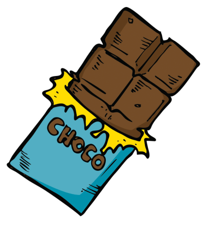 Мультяшная шоколадка