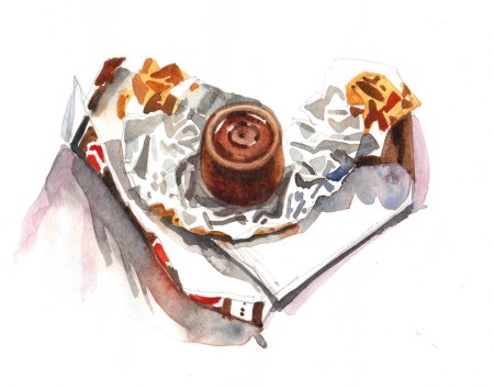 Скетч шоколадки