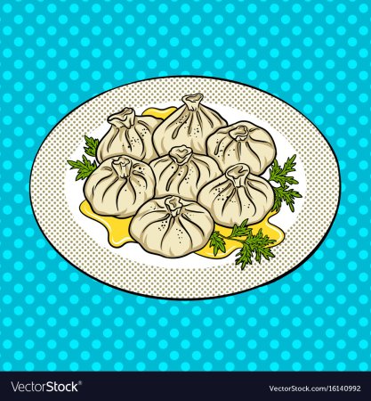 Georgian Cuisine вектор