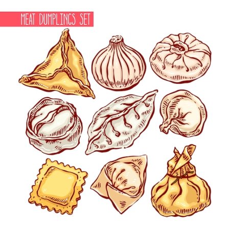 Манты нарисованные