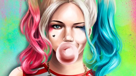 Крутая девушка арт