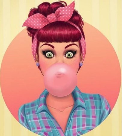 Девушка рисунок