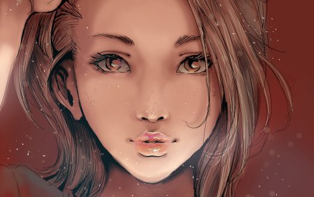 Девушка рисунок