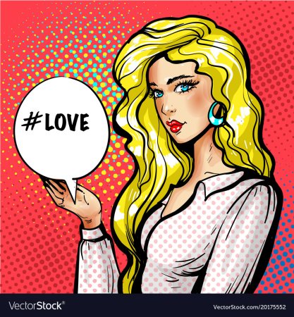 Девушки в стиле поп-арт