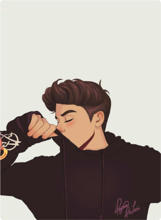 Парень арт мультяшный