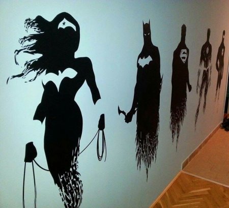 Силуэты на стену в квартире