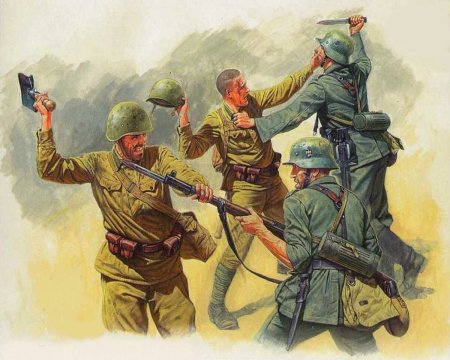 3524 MASTERBOX 1/35 Восточный фронт №3. рукопашная, 1941-1942
