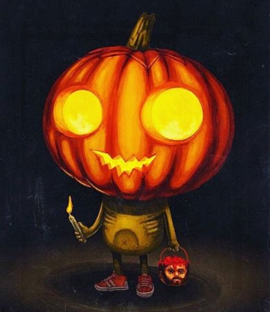 Helloween тыква Illustrator