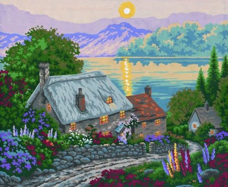 Канвы для вышивки collection d'Art дом