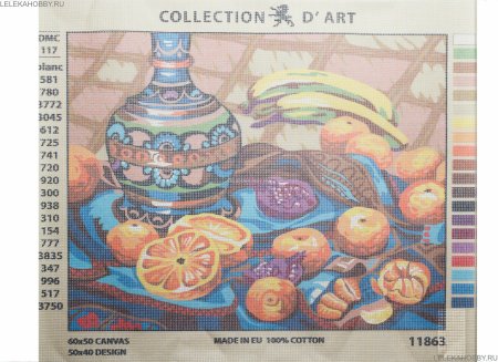 Канва для вышивания с рисунком collection d'Art 11449 50 х 60 см