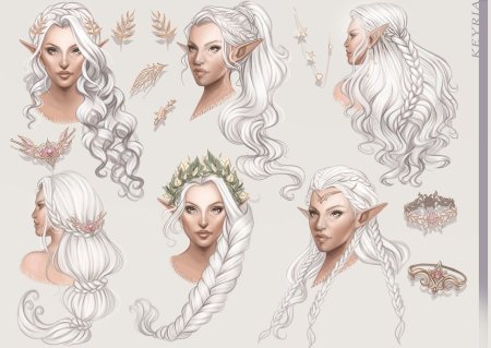 Прически арт