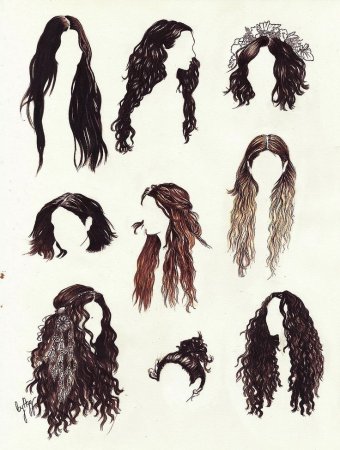 Референсы причесок на длинные волосы